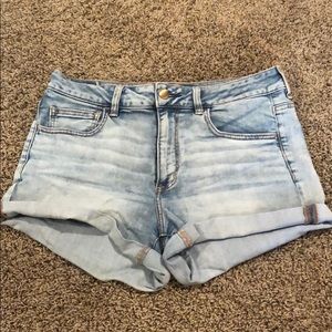 Gently Worn AE High Rise Shortie Shorts